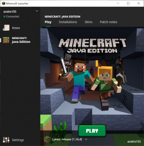 Minecraft launcher