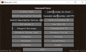 Minecraft Optifine mod